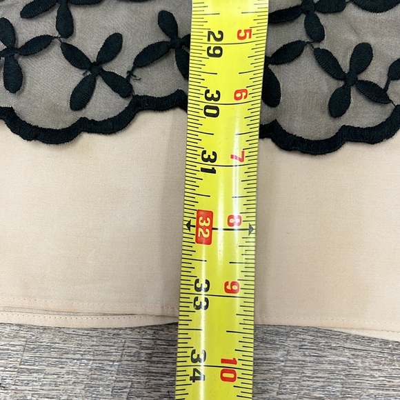 Erin Fetherston Sheer Overlay 3/4 Sleeve Shift Cocktail Dress Size 2 - Picture 11 of 11